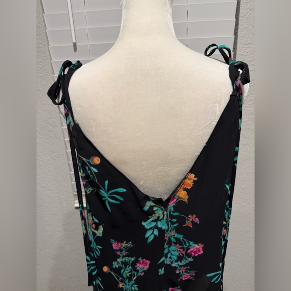 New York & Company Black Floral Maxi Skirt - Picture 4 of 6